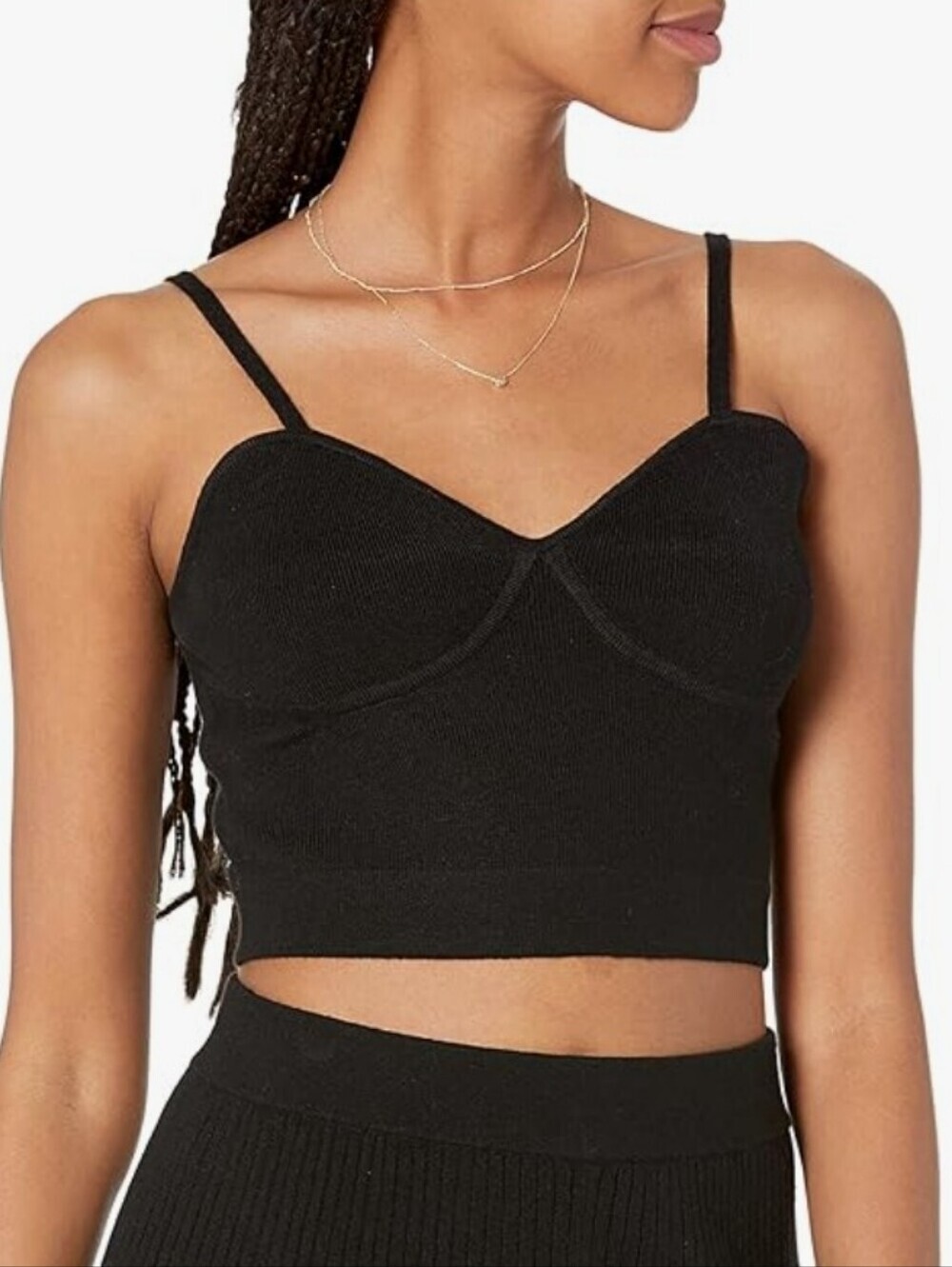 The Drop Catalina Sweater Bralette Size Womens 2X NEW with Tags
